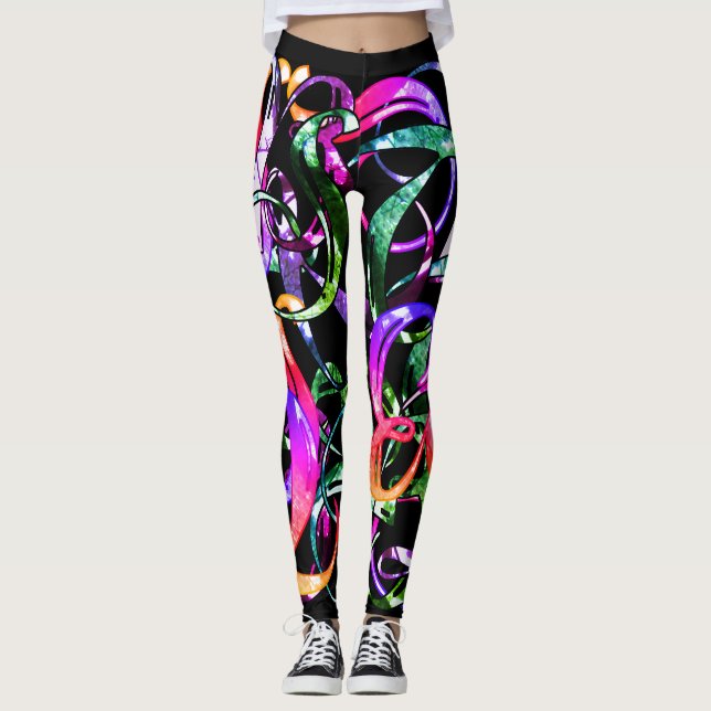 BTS inspiriert Leggings (Vorderseite)