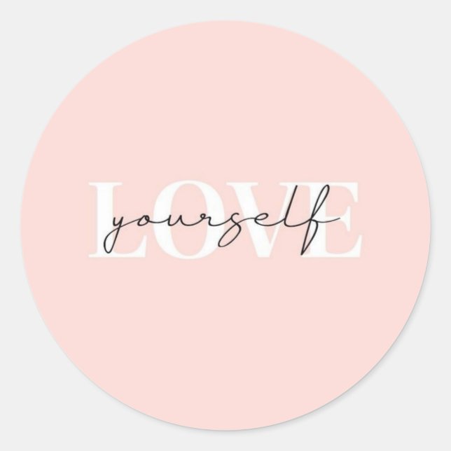 BTS Liebe Sie selbst Aufkleber (Vorderseite)