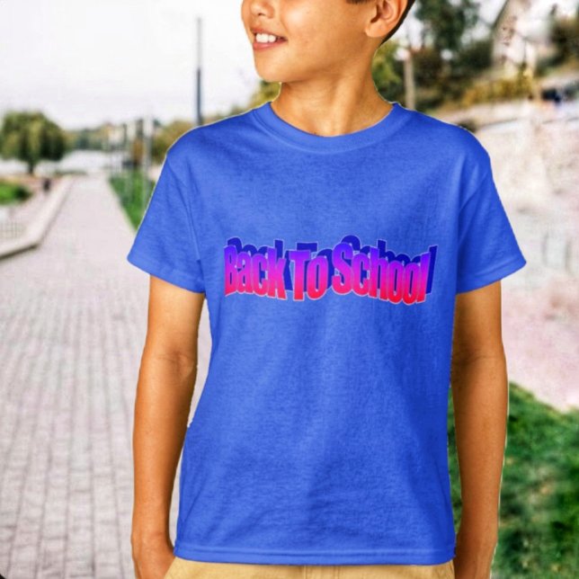 BTS-Red-Blue T-Shirt (School's here, and your child will be ready, wearing the BTS Red-Blue T-Shirt!)