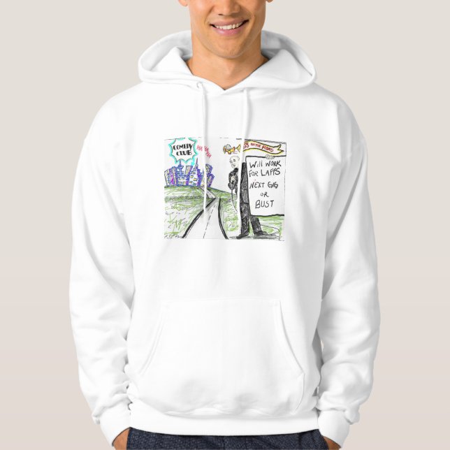 BTS sur le Sweat - shirt à capuche routier (Devant)