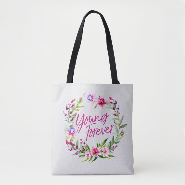 BTSjunge-FÜR IMMER BLUMENKranz Tasche (Vorderseite)