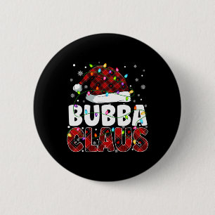 Bub Claus Frohe Weihnachten Santa Hut Familie Pass Button