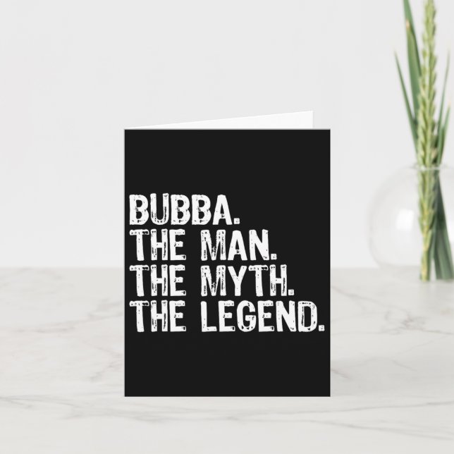 Bub dem Mann den Mythos der Legende Coolen Witz Karte (Vorderseite)