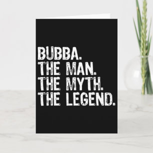 Bub Der Mann Der Mythos Die Legende Cool Lustig  Karte
