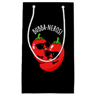 Bubba-neros Funny Habanero Pun Dark BG Kleine Geschenktüte