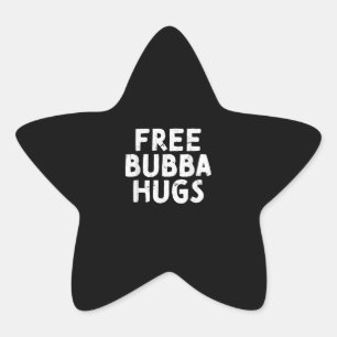 Bubba Onkel gibt Geschenke für Ihren Lieblingsbrud Stern-Aufkleber