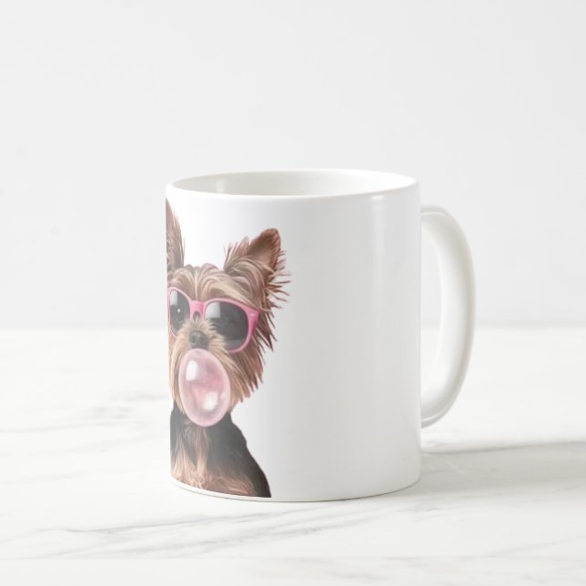 Bubba Pup: The Funniest Bubblegum Dog Mug Kaffeetasse (VorderseiteRechts)