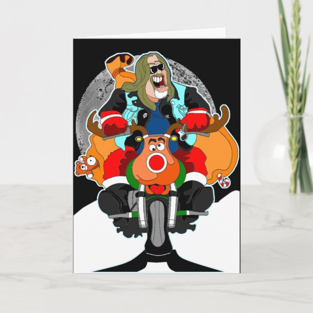 BUBBA WEIHNACHTSMANN KARTE (Vorderseite)