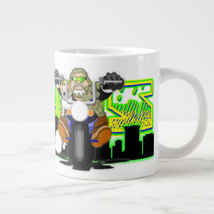 Bubbas Bikertoons Jumbo-Tasse