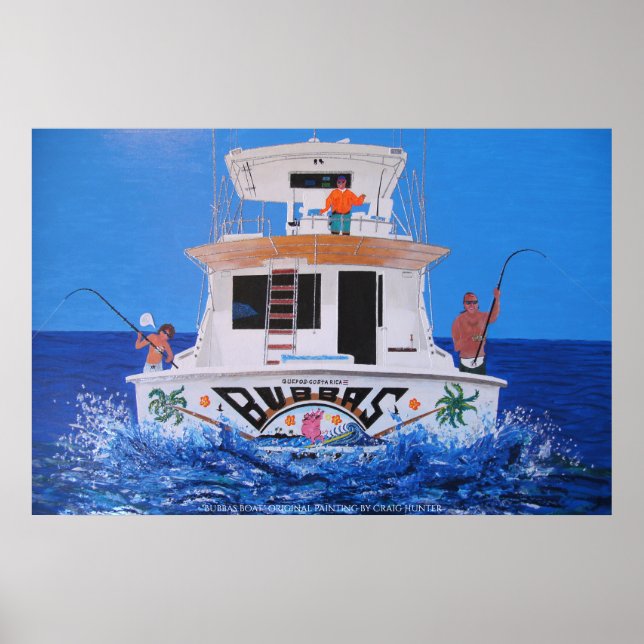 Bubbas-Boot Poster (Vorne)