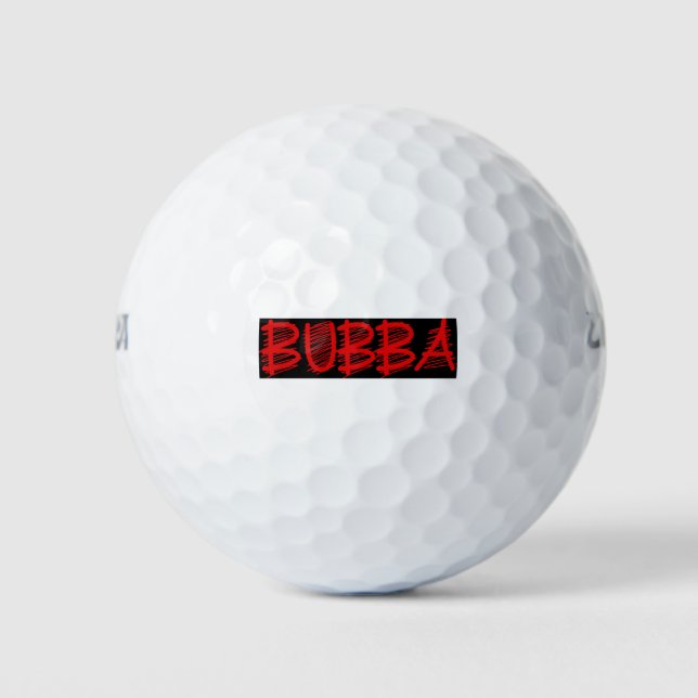 Bubbas Golfspielen Golfball (Vorderseite)