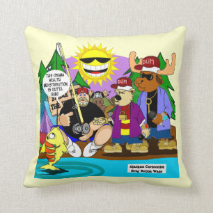 BUBBA'S TOONE PILLOW / OBAMA KOMENTARY KISSEN