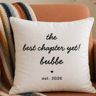 Bubbe Kissen Geschenk Bestes Kapitel bisher