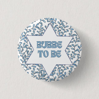 "Bubbe to Be" Neues Oma Modernes jüdisches Niedlic Button