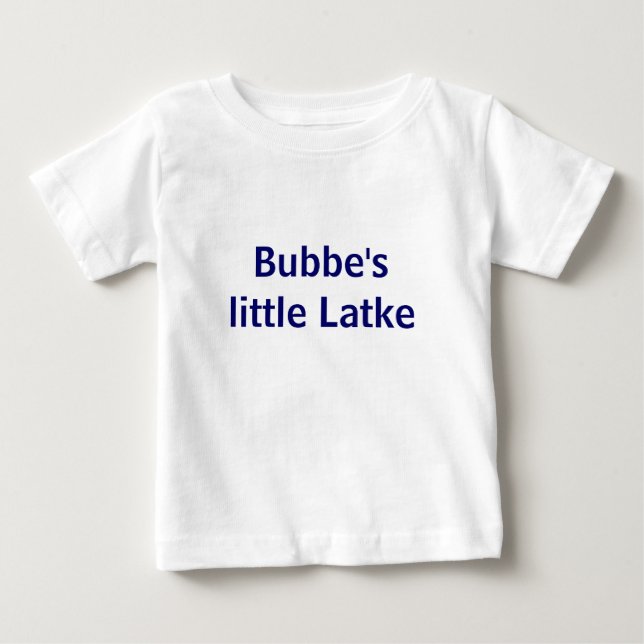 Bubbes kleiner Latke Baby T-shirt (Vorderseite)