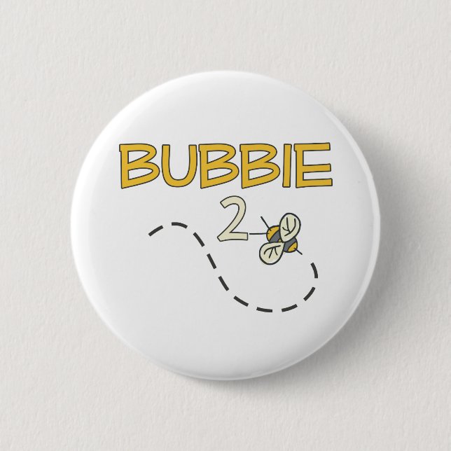 Bubbie 2 Biene Button (Vorderseite)