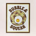 Bubble and Squeak Brunch UK British Food Cuisine<br><div class="desc">Das Design der Feinschmecker zeigt eine originelle Markerabbildungen von "Blase and Squeak",  einem klassischen britischen Lebensmittel,  das aus Kohl und Kartoffeln besteht und mit einem Ei überzogen ist.</div>