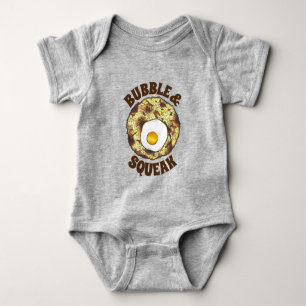 Bubble and Squeak Brunch UK British Food Cuisine Baby Strampler