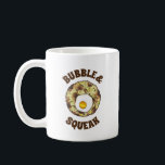 Bubble and Squeak Brunch UK British Food Cuisine Kaffeetasse<br><div class="desc">Das Design der Feinschmecker zeigt eine originelle Markerabbildungen von "Blase and Squeak",  einem klassischen britischen Lebensmittel,  das aus Kohl und Kartoffeln besteht und mit einem Ei überzogen ist.</div>
