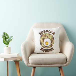 Bubble and Squeak Brunch UK British Food Cuisine Kissen