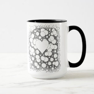 Bubble Art, Rétro, Hippie, Boho Coffee Mug