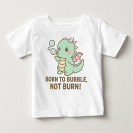 Bubble Dragon – Born to Bubble, Not Burn!   Baby T-shirt