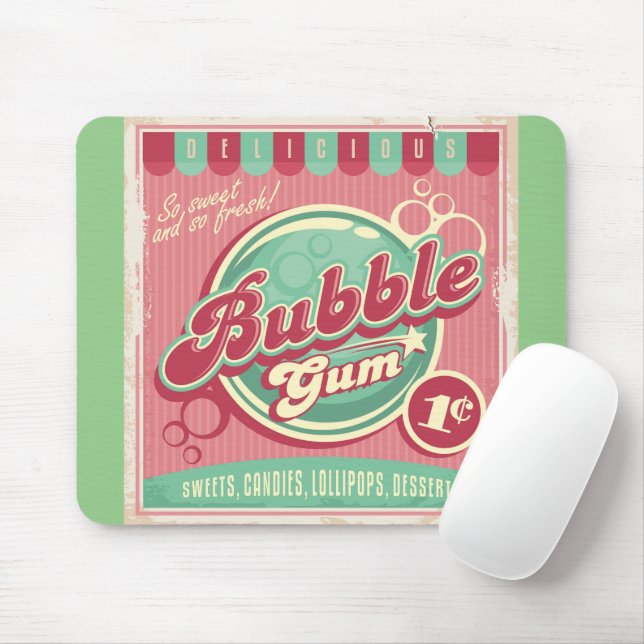 Bubble Gum Mauspad (Mit Mouse)