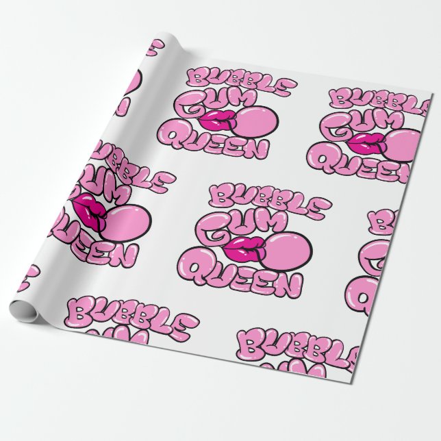 Bubble Gum Queen Bubblegum Geschenkpapier (Ungerollt)