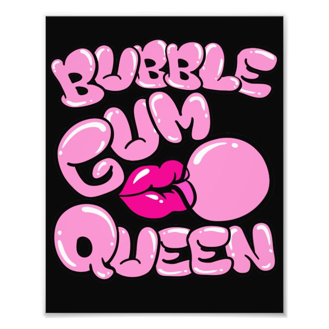 Bubble Gum Queen Fotodruck (Vorne)