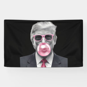 Bubble Gum Trump Donald Trump 2024 Wähle Trump  Banner