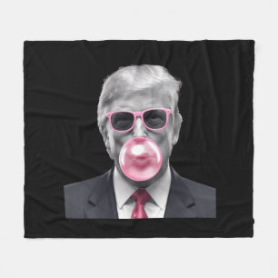 Bubble Gum Trump Donald Trump 2024 Wähle Trump  Fleecedecke