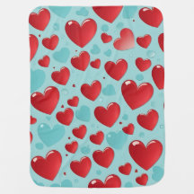 Bubble Hearts Decke | d.jemmes