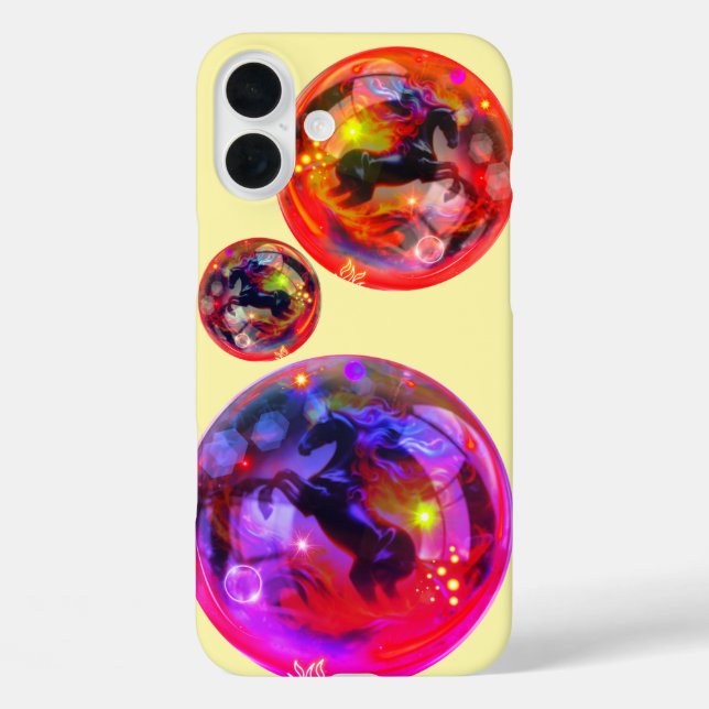 Bubble licorn iPhone 13 coque (Verso)