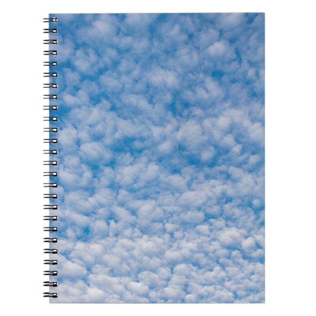 Bubble Mammatus Wolken Blue Sky Nature Fotografy Notizblock (Vorderseite)