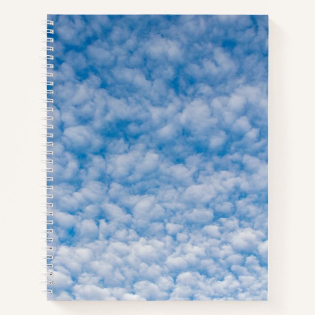 Bubble Mammatus Wolken Blue Sky Nature Fotografy Notizbuch (Vorderseite)