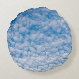 Bubble Mammatus Wolken Blue Sky Nature Fotografy Rundes Kissen