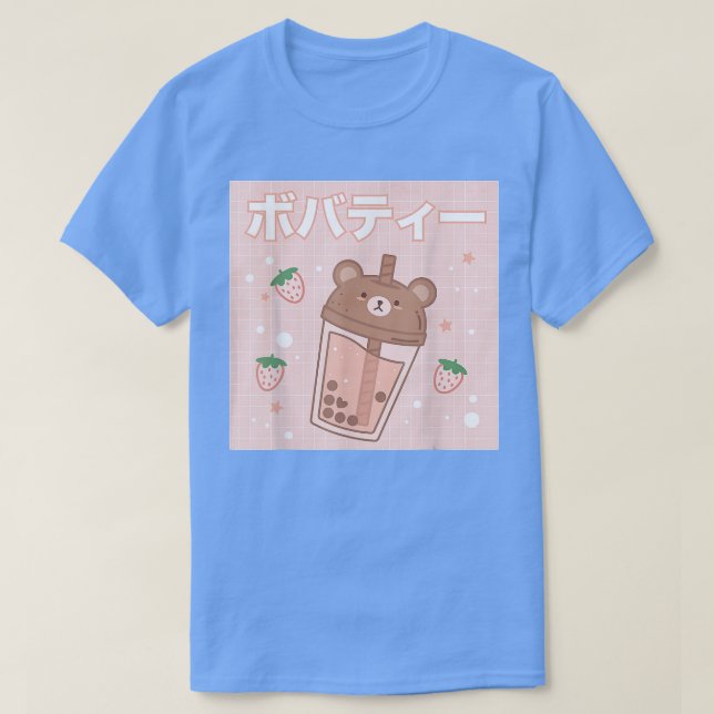 Bubble Milk Tee Boba Niedlich Bär Kawaii (Design vorne)