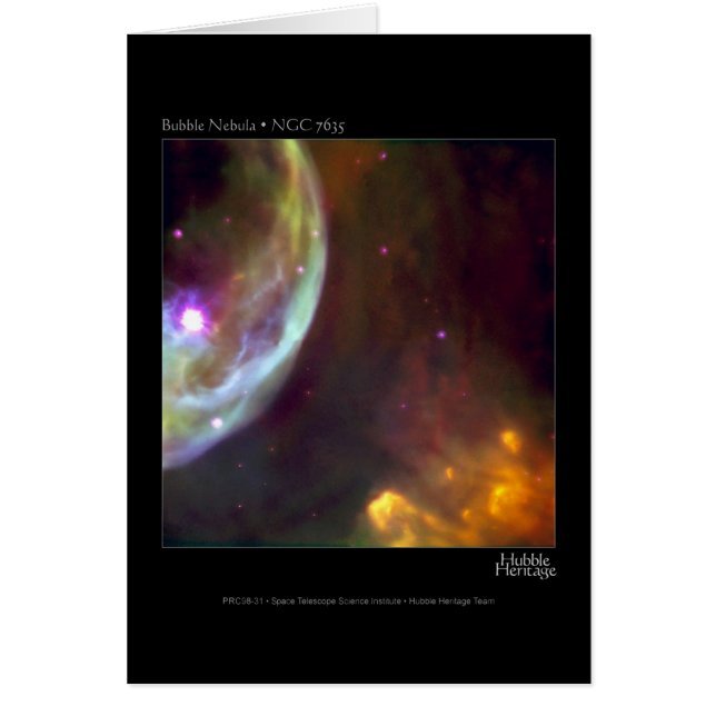 Bubble Nebula - NGC 7635 Hubble Teleskop (Vorne)