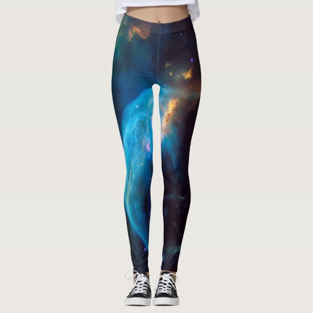 Bubble Nebula Weltraumastronomie Kosmische Leggings (Vorderseite)
