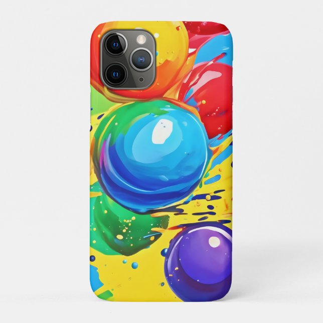 Bubble Pop: Hell und Kühner Case-Mate iPhone Hülle (Rückseite)
