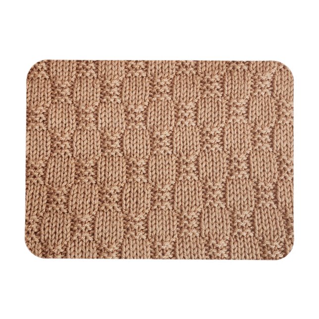 Bubble Strick Stitch Pattern von Shirley Taylor Magnet (Horizontal)