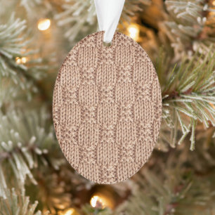 Bubble Strick Stitch Pattern von Shirley Taylor Ornament