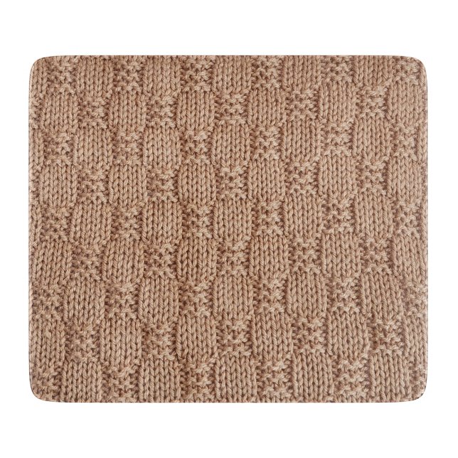 Bubble Strick Stitch Pattern von Shirley Taylor Schneidebrett (Vorderseite)