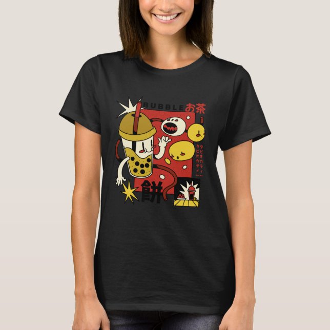Bubble-Tea Asian Mochi T-Shirt (Vorderseite)