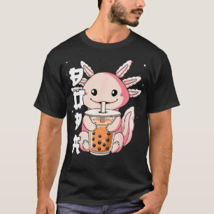 Bubble Tea Axolotl Boba Tea T-Shirt