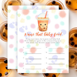 Bubble Tea Babyparty - Errate das Babynahrungsmitt