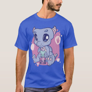 Bubble Tea Boba Kawaii Pastel Goth Dragon Niedlich T-Shirt