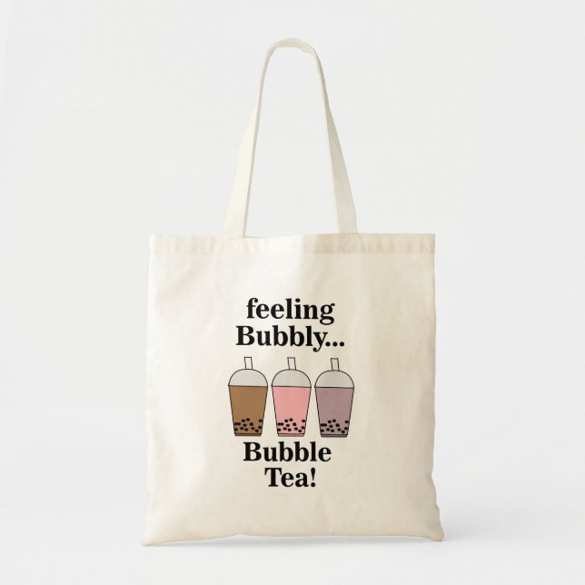 Bubble Tea Drink Funny Tragetasche (Vorne)