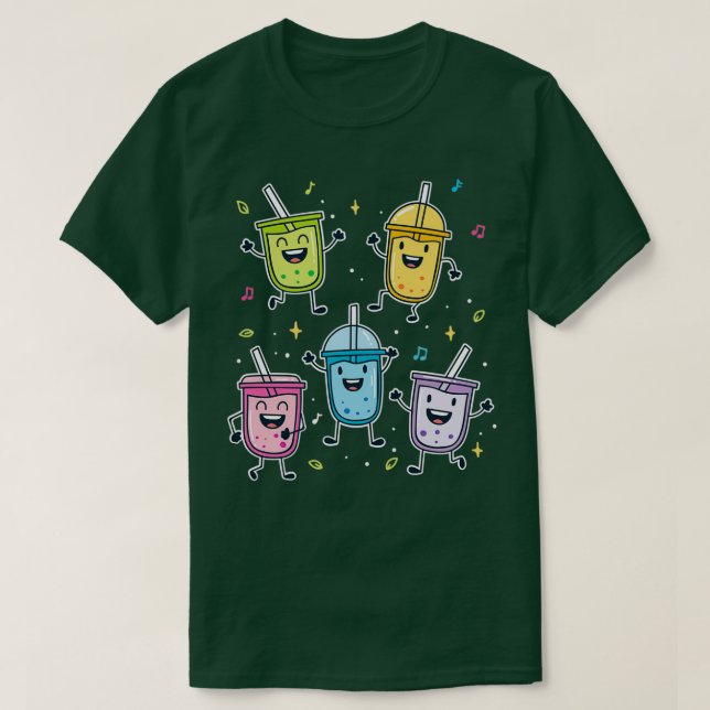 Bubble Tea Flavors T-Shirt (Design vorne)