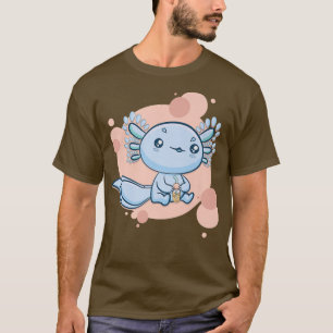 Bubble Tee Aolotl Boba Milk Kawaii Anime Pastel Go